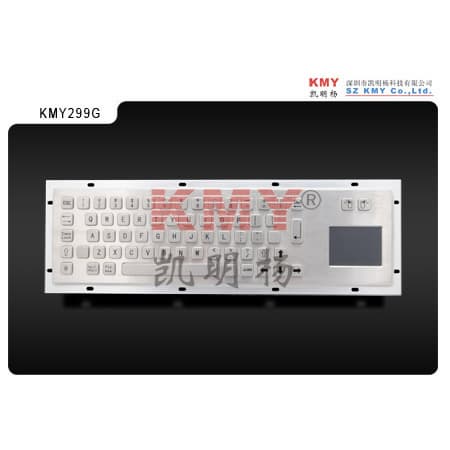 Hot Sale Metal Kiosk Keyboard with Touchpad Kmy299g